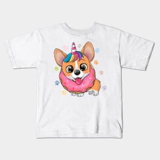 Cute Corgi Kids T-Shirt